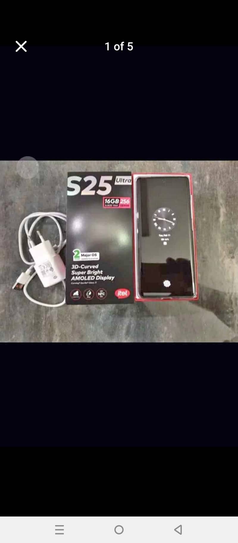 Itel s25ultra with box 16gb 256gb PTA approved 0