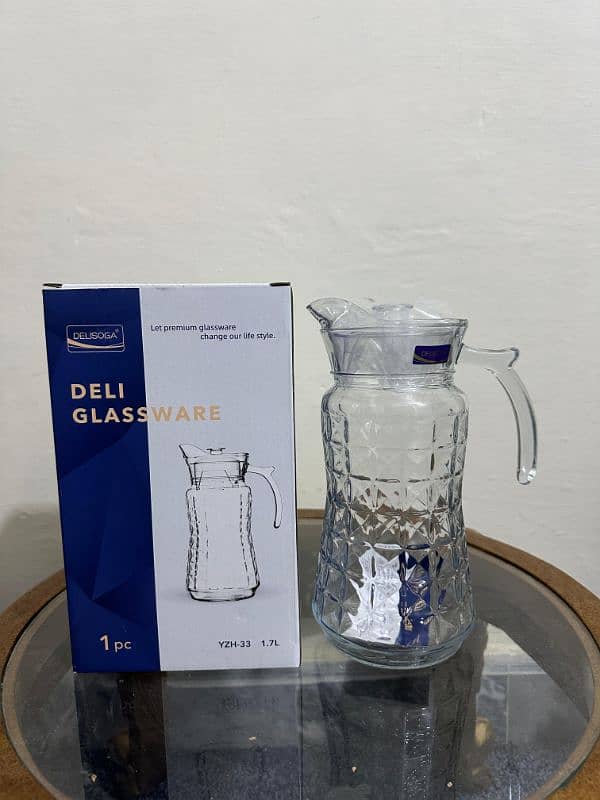 Glass Jug l Water Jug l Juice Jug 1