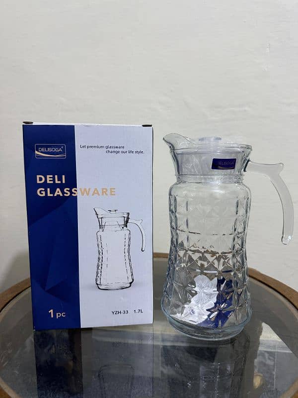 Glass Jug l Water Jug l Juice Jug 3