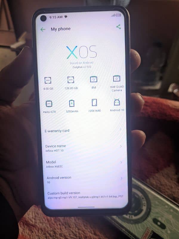 Infinix Hot 10 128gp exchange possible 1