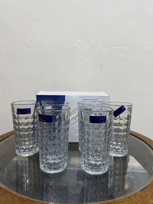 Water Glass l Glass Set l 6 PCs Glass 2