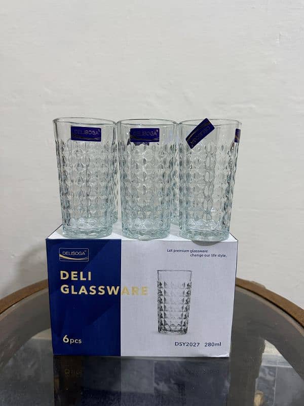 Water Glass l Glass Set l 6 PCs Glass 4