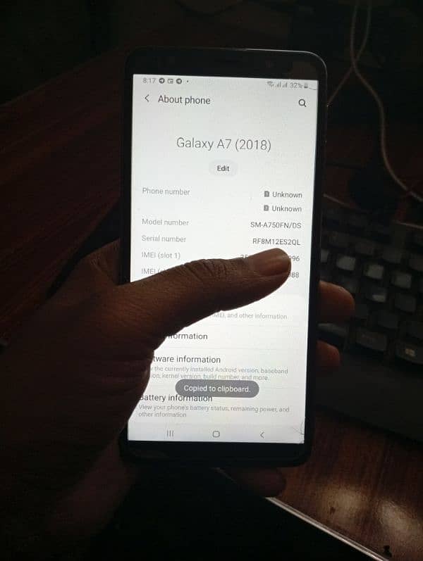 samsung a7 2018 4/128gb only phone urgent sale 6