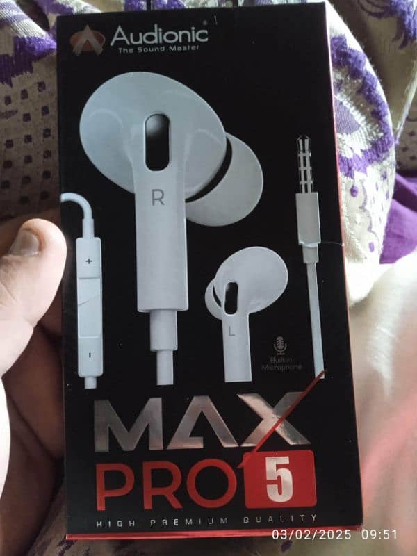 Audionic handsfree Max pro 5 3