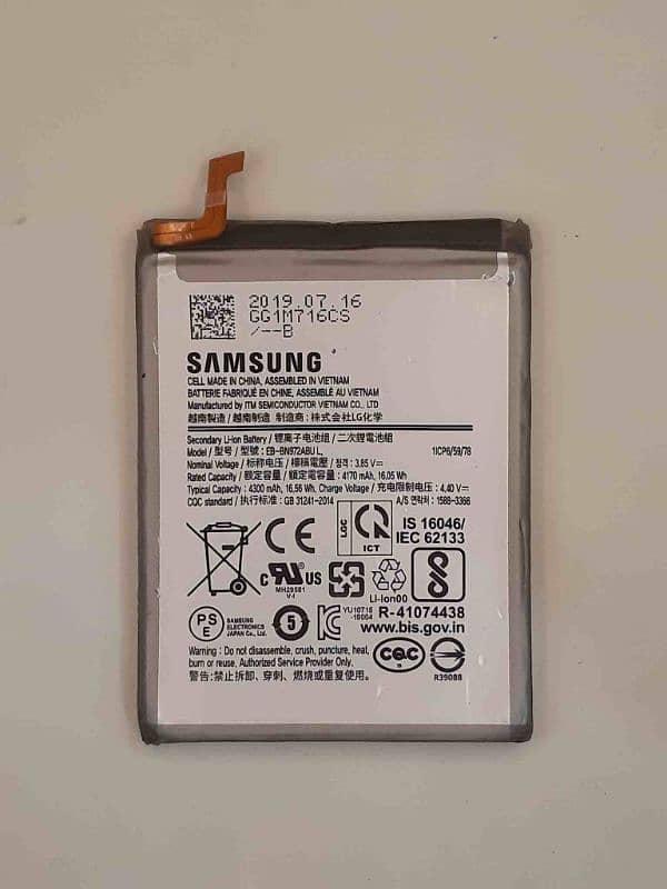 Samsung note 10 plus Original Battery for sale 0