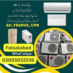 apne purene ac/chiller/dead fidge/ups /fans inverter/DC inverter786