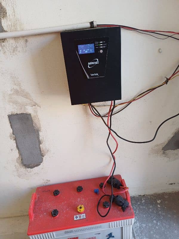 Homage 1000w Solar inverter good condition with company grantee 1