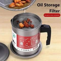 strainer  oil stroge pot