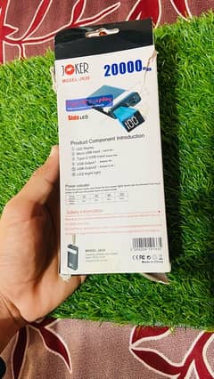 joker Power bank JK20 Model 20000+ mAh with led light