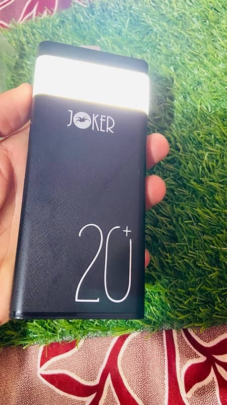 joker Power bank JK20 Model 20000+ mAh with led light 1