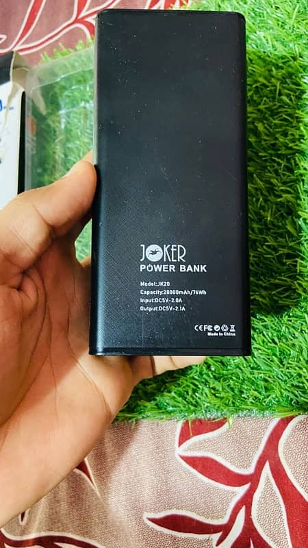 joker Power bank JK20 Model 20000+ mAh with led light 5