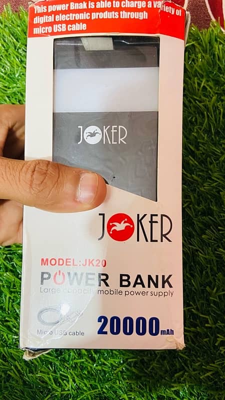 joker Power bank JK20 Model 20000+ mAh with led light 7