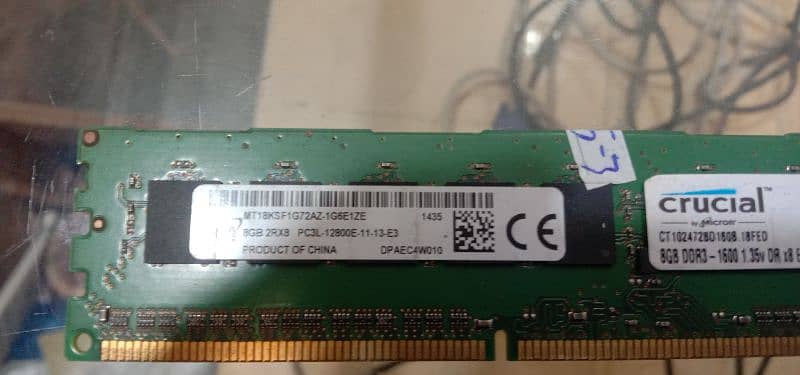 8 GB Ram DDR 3 for CPU 1