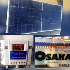 Solar Panel + Battery + solar controller