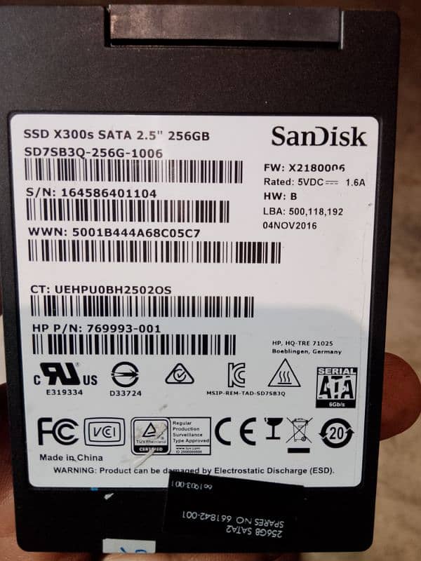 SSD 256 GB 1