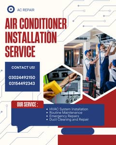 Ac Repairing Ac Service Ac installation & Dc inverter card Repairing