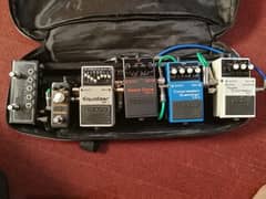 Complete Electric Guitar Effect Boss Pedal Board Metal Zone distortion