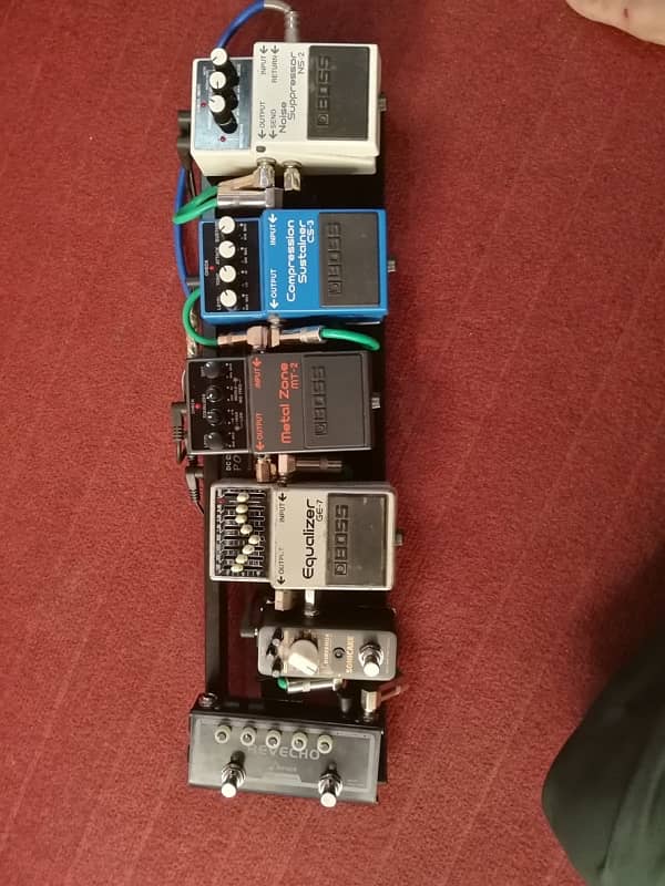 Complete Electric Guitar Effect Pedal Board Metal Zone distortion 1