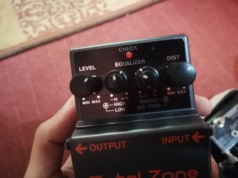 Complete Electric Guitar Effect Pedal Board Metal Zone distortion 8