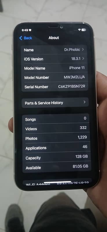 iphone 11 128 gb white colour factory unlock 2