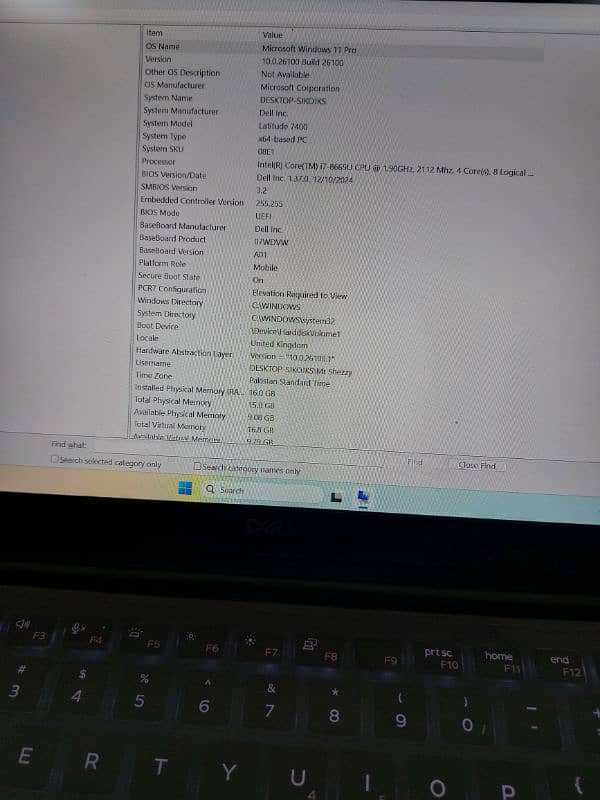 Dell Latitude 7400 16/256 SSD NVMe 10/10 8