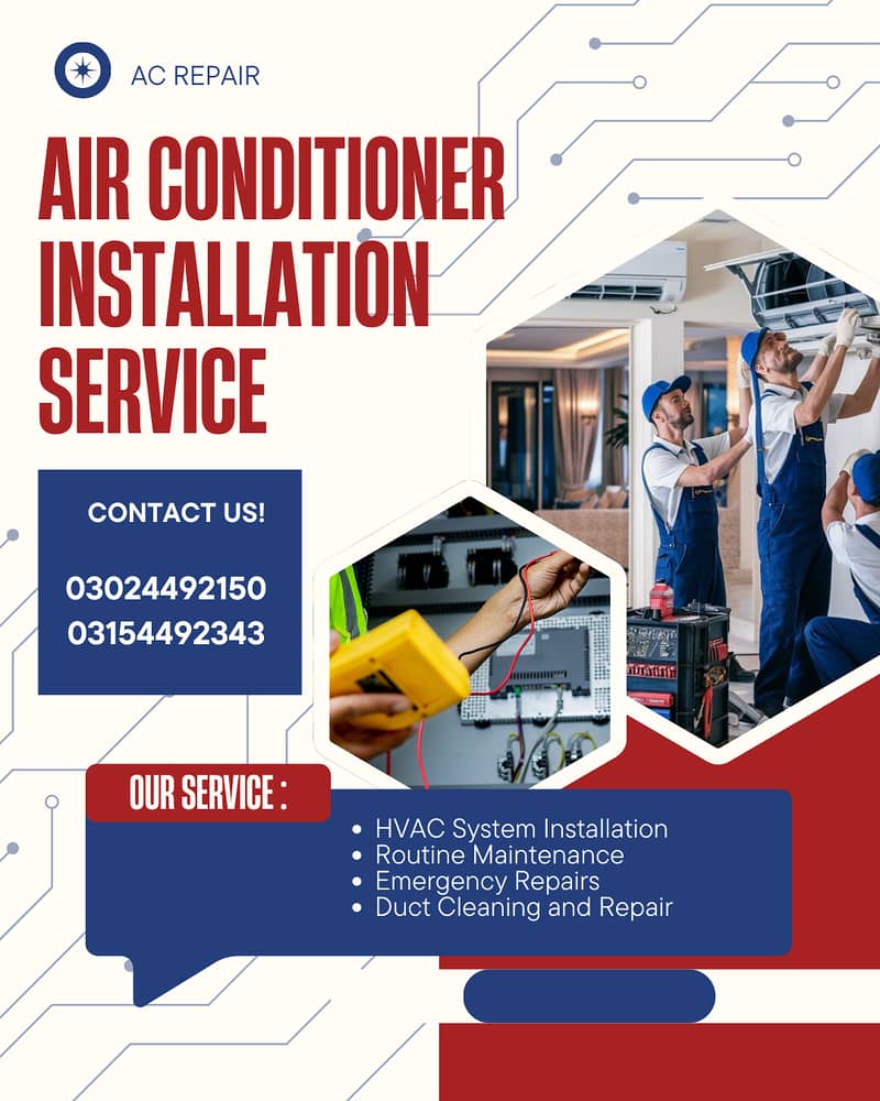 AC repairing, AC installation, AC shifting, AC gas leakage, AC servic 0