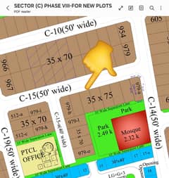 Twelve marlas residential front back open plot