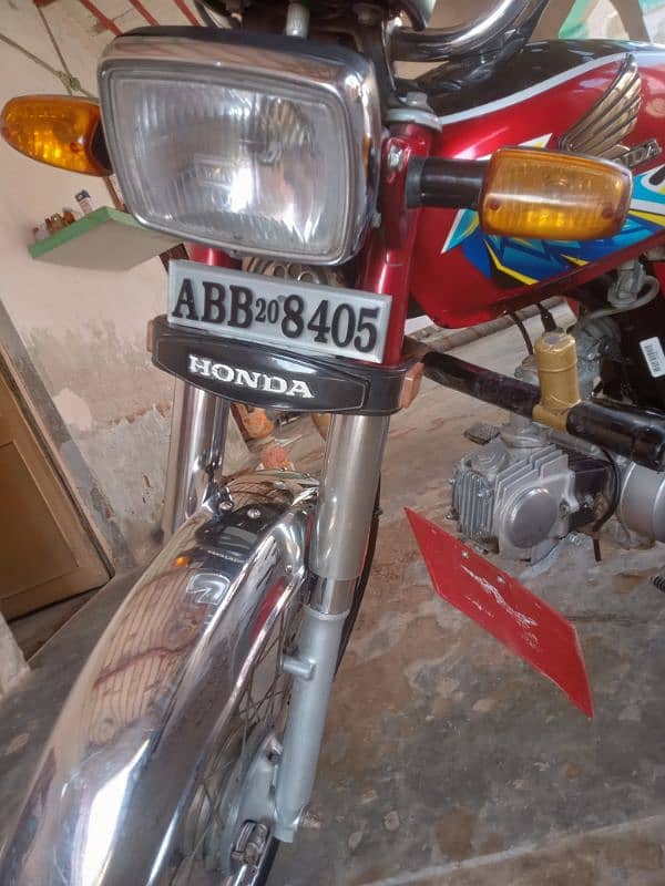 saf bike CD 70 all Punjab number 3