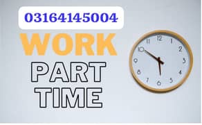 Online and part time work available