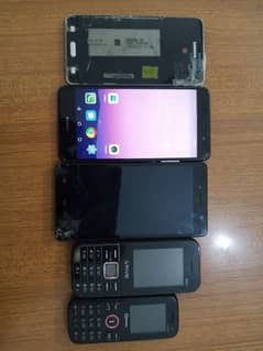 5 mobiles samsung huawei infinix G5 Q mobile board