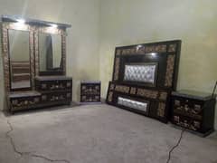 beautiful complete jahaz bed set solid brand new for sale in Lahore