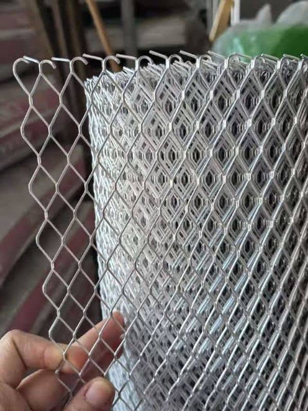 Chain link jali in Pakistan | Boundary wall fabrication| Welded mesh| 1