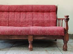 5 Seeter Sheesham Wood Sofa Set