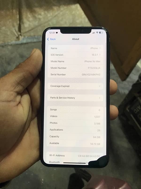 iphone xsmax pta approved all orignal 10/10 5