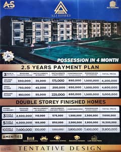 Furnished Flats and Plots for Sale at Ali Housing Scheme,Lahore.