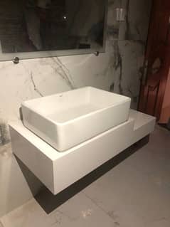 Corian vanity