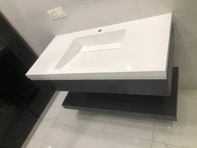 Corian vanity