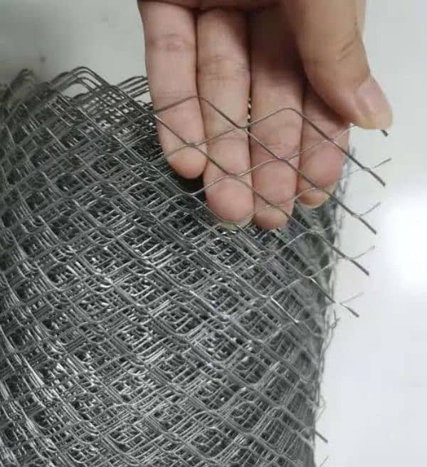 Chicken mesh, Expended mesh, Crimped mesh, Chain link, Wire rope, Jali 5