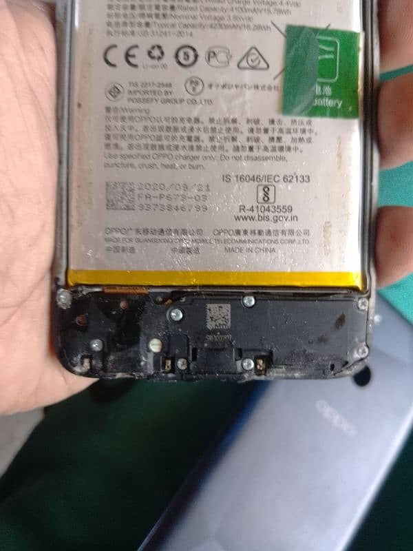 oppo a12.  no open no repair.  pannel break he 2