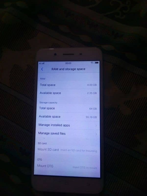 vivo y66 used Mai hai ok pic hai 2 sim hai or Ram Rom 4.00 2.35 GB hai 2