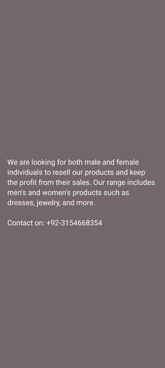 Jobs for both male and female