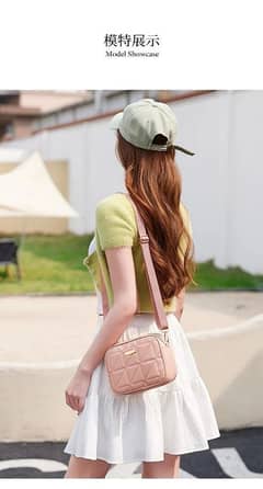 chic pink gril's Embroidered crossbody Bag_1Pc Multipurpose style