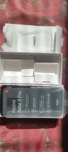 Redmi note 9 pro with box