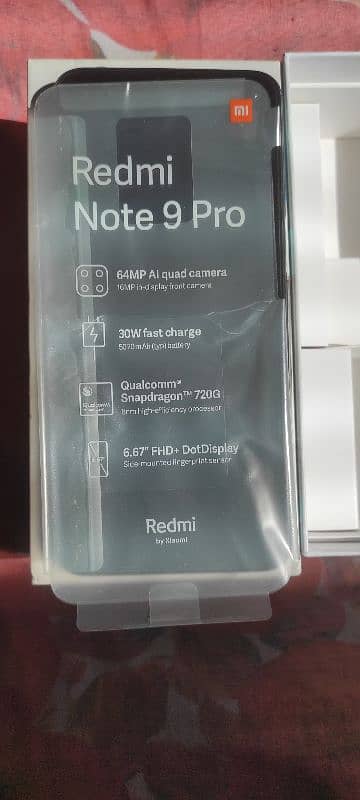 Redmi note 9 pro with box 1