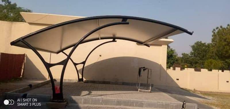 New design sun shade - Canopy shade - Tensile car parking -Garage shed 13