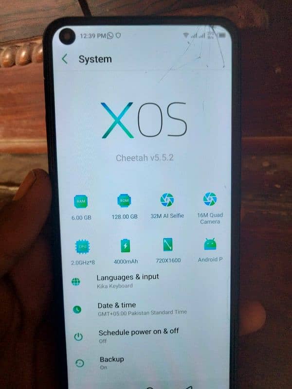 Exchange possible Infinix S5 6\128GB ram Wtsp 03083744404 5