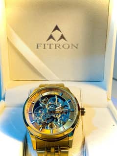 Fitron skeleton chain watch