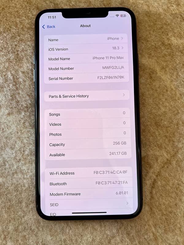 iphone 11 pro max (256gb) 2