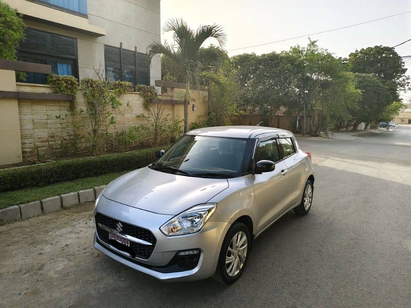 SUZUKI SWIFT GL MODEL 2022(NOV) *B2B* ORIGINAL SILVER COLOR (28000) KM 2