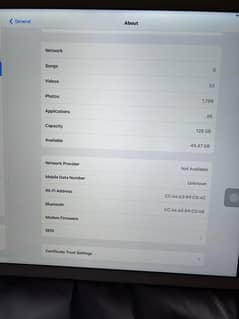 ipad pro 12.9inches 1st generation 2015 128Gb